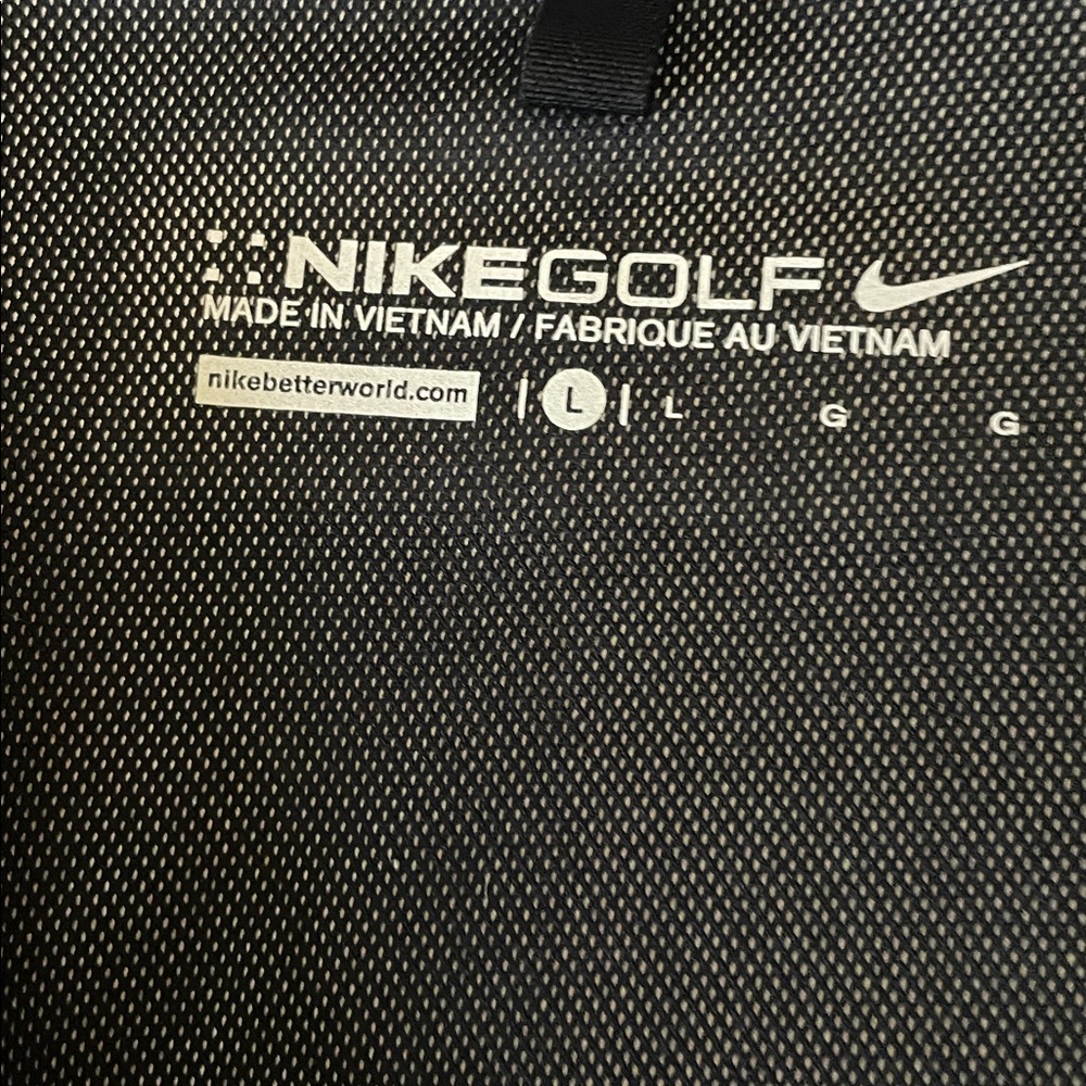 Men’s EUC NIKEGOLF Royal Blue Quarter-Zip Zippered Pullover Sz L Swoosh - Picture 5 of 10
